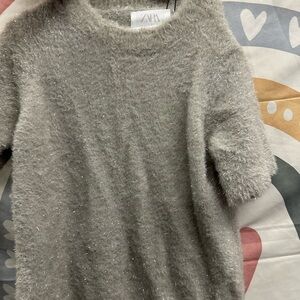 Zara glittery sweater dress